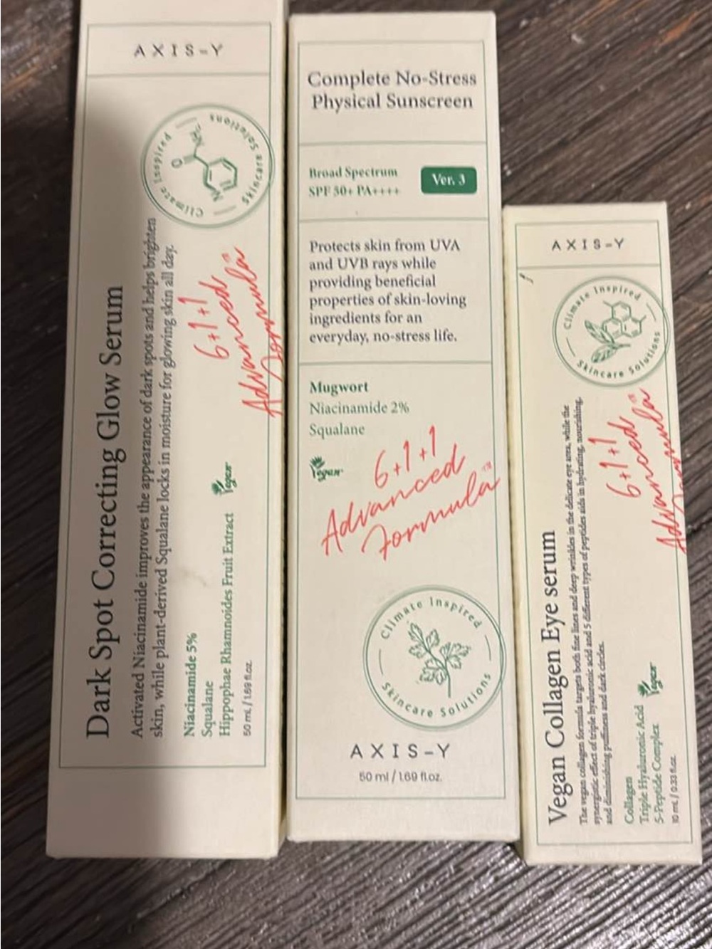AXIS Korean skin care Lot of 3